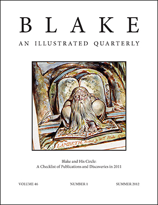 Cover of volume 46, number 1 (summer 2012)